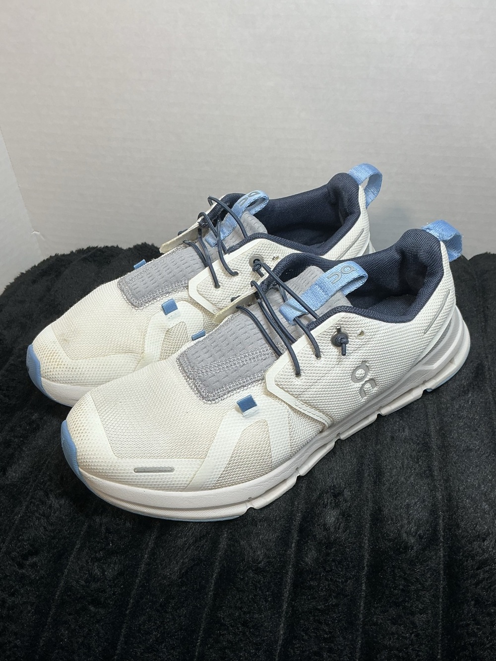 On Cloud Sky Kids 5.5Y / Women’s 7 Running Shoes White Denim Blue - Picture 14 of 16